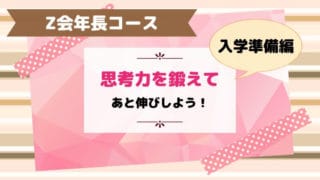 【Z会年長コースの口コミ】小学校入学準備は大丈夫？デメリットも解説