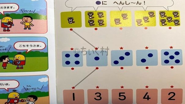 ポピー　数字の勉強