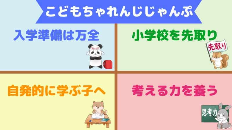 こどもちゃれんじじゃんぷの評判と特徴まとめ