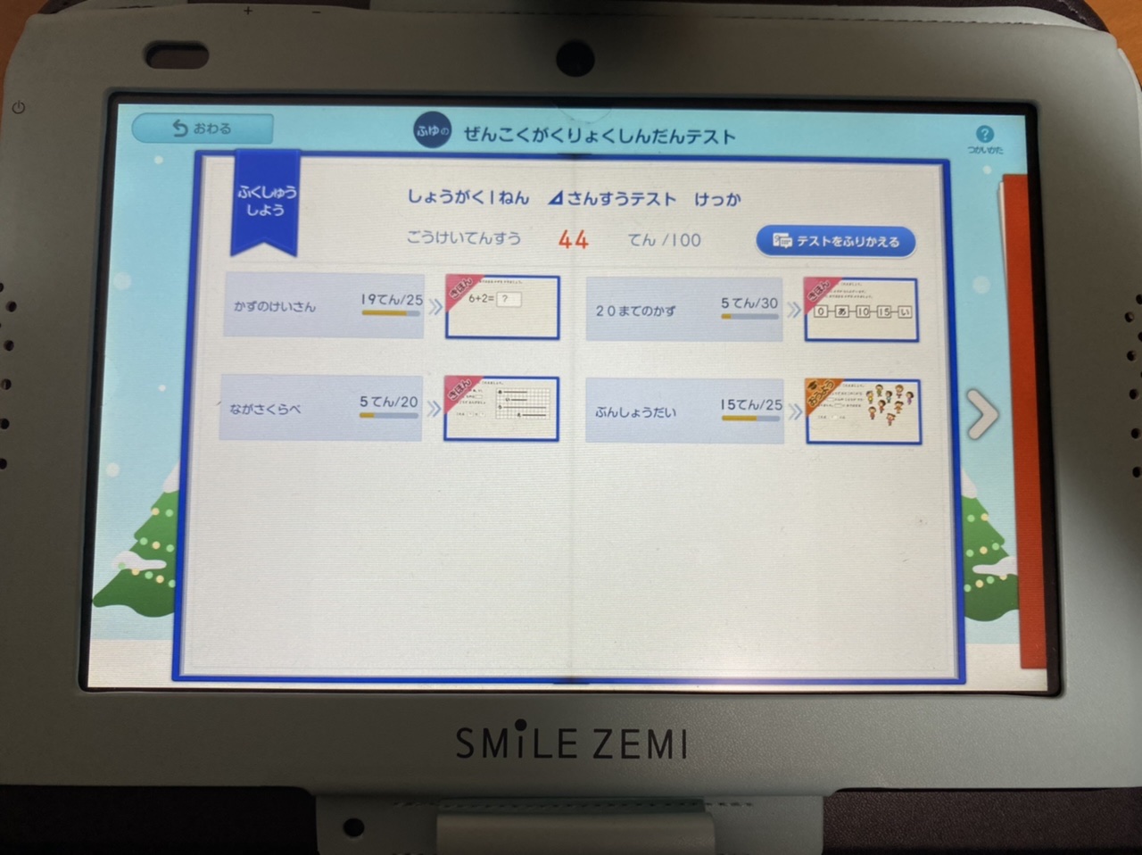 学力診断テストの復習