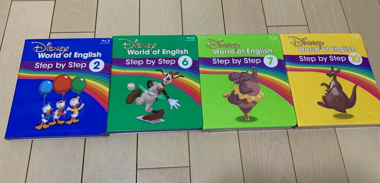 【未開封多数】最新版　ステップバイステップ　ブルーレイ　ディズニー英語システム DWE ステップバイステップ Blu-ray 12巻 最新版 2019 ディズニー英語